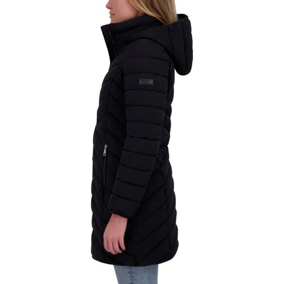 DKNY Women's Stretch Walker Coat - Picture 4 of 10